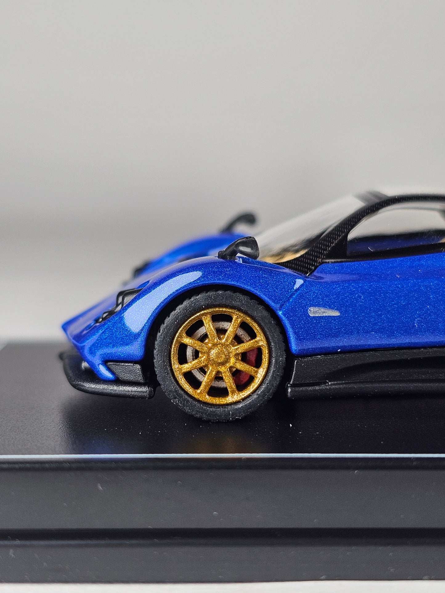 Postercars 1:64 H01 Pagani Zonda F Argentina Blue Diecast Scale Model