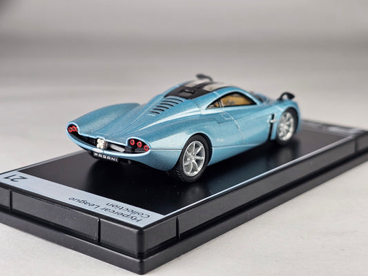 Postercars 1:64 H21 Pagani Huayra Codalunga Diecast Scale Model