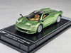 Postercars 1:64 H22 Pagani Huayra Codalunga verde Venezia Diecast Scale Model