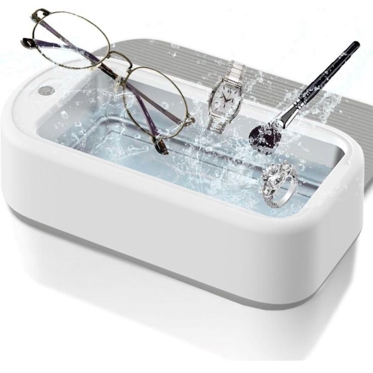 Ultrasonic Jewellery Cleaner – Portable High-Frequency Cleaning Machine (Battery Not Included)