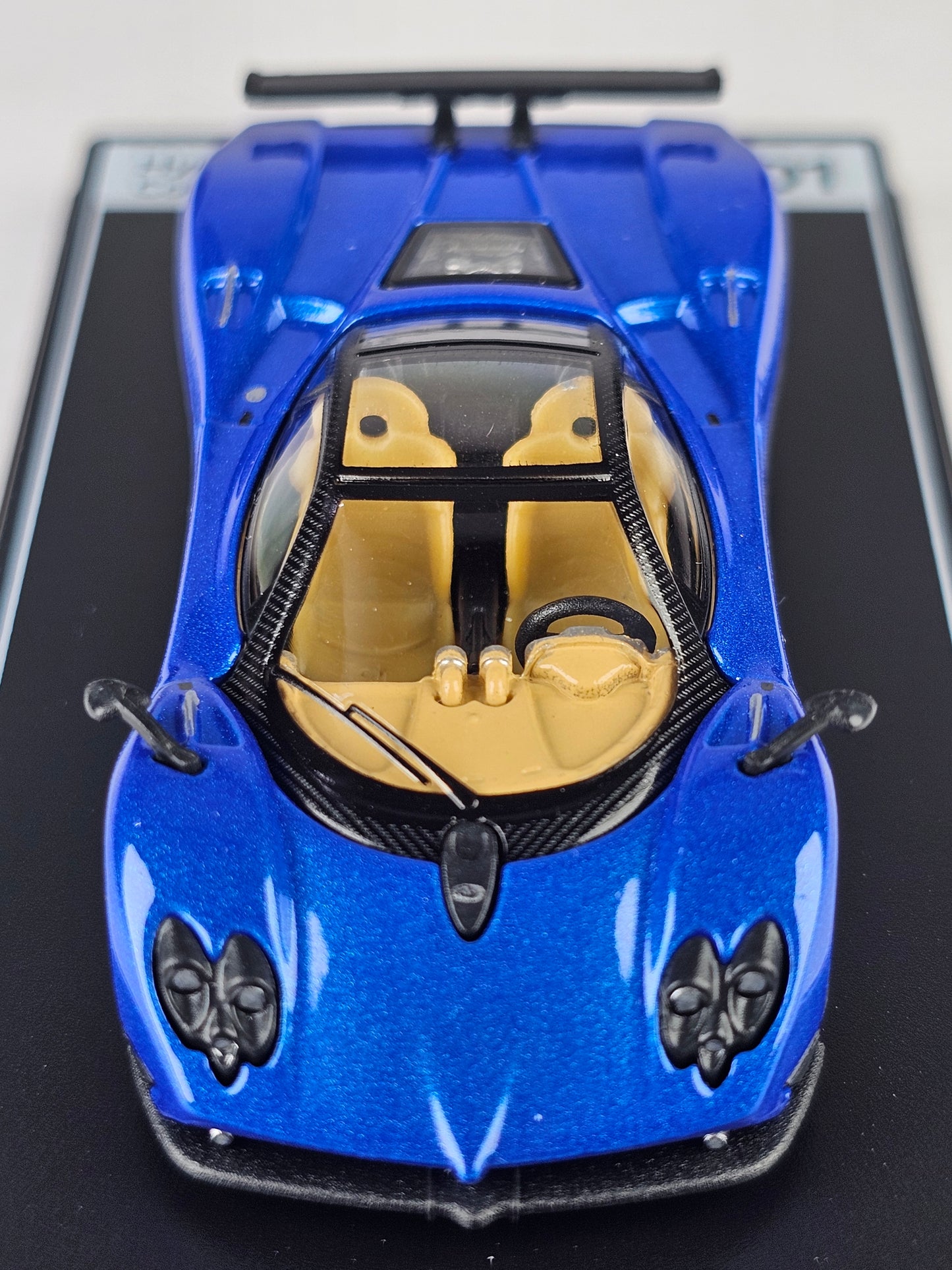 Postercars 1:64 H01 Pagani Zonda F Argentina Blue Diecast Scale Model