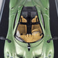 Postercars 1:64 H22 Pagani Huayra Codalunga verde Venezia Diecast Scale Model
