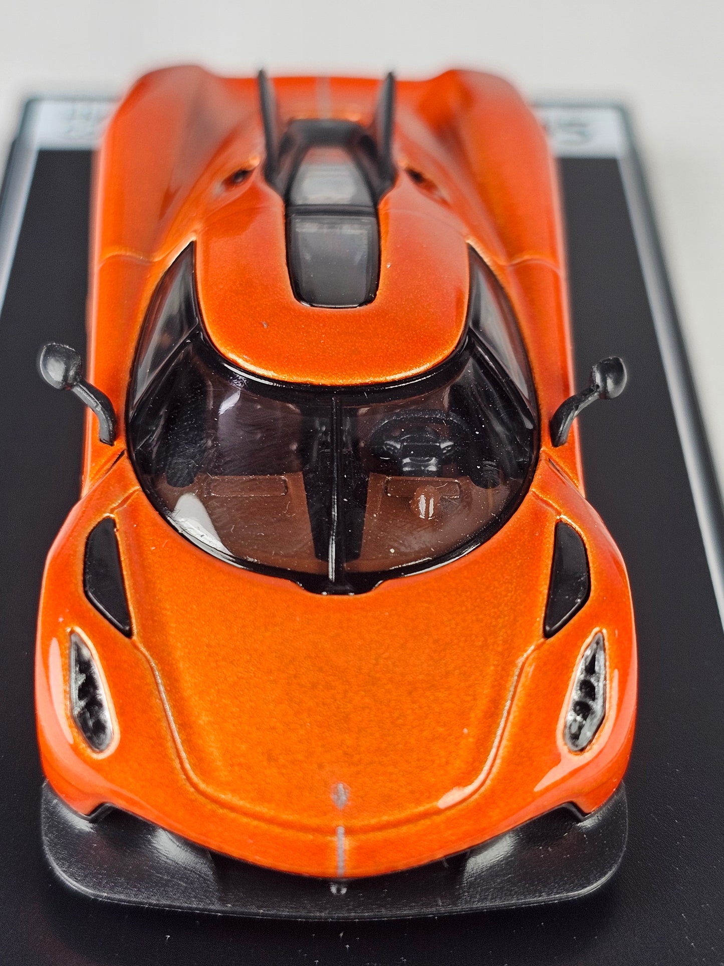 Postercars 1:64 H05 Koenigsegg Jesko Absolut Sweet Mandarin Diecast Scale Model