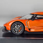 Postercars 1:64 H05 Koenigsegg Jesko Absolut Sweet Mandarin Diecast Scale Model